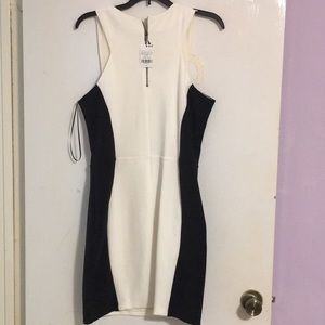 White and Black dress NWT